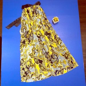 Sleeveless Pleated Dress